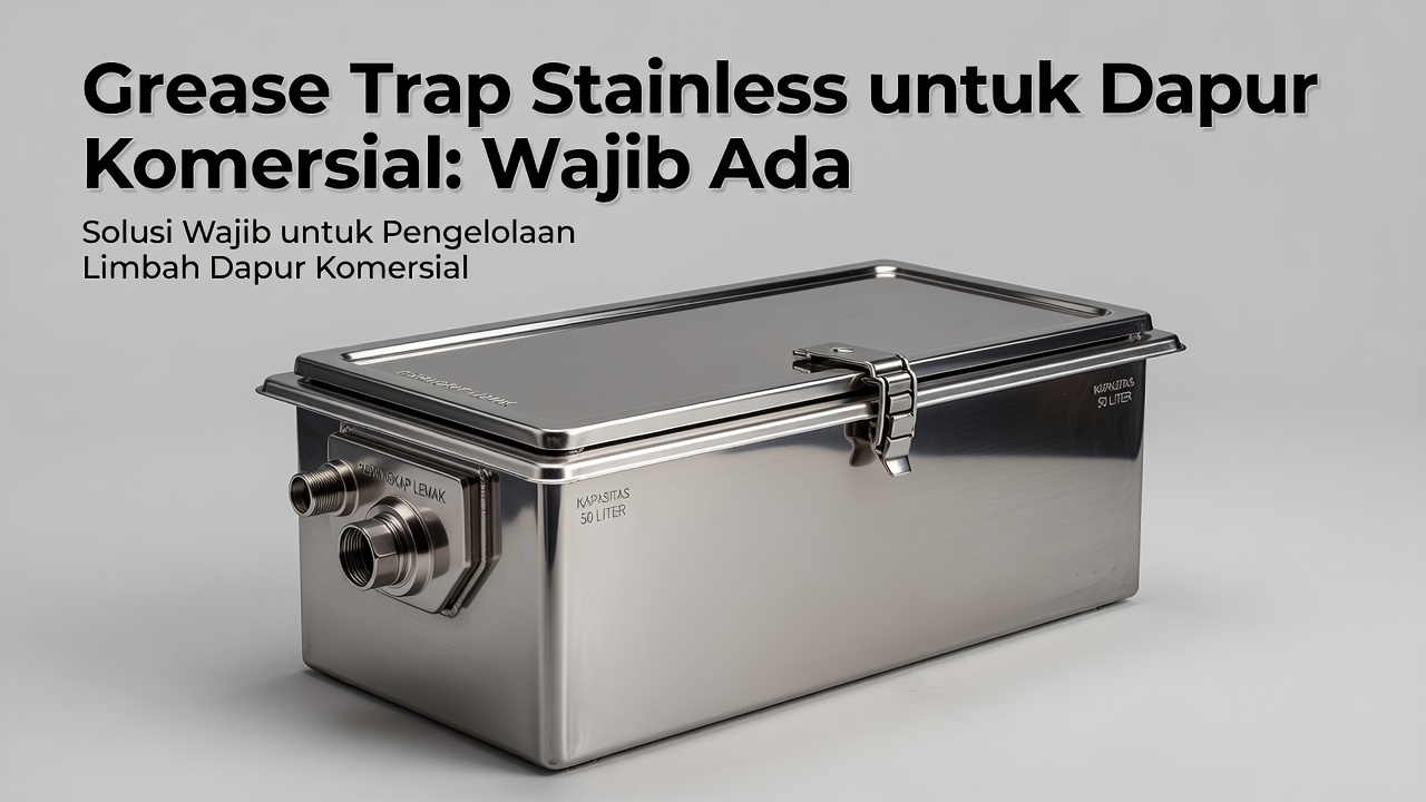 Grease Trap Stainless untuk Dapur Komersial: Wajib Ada