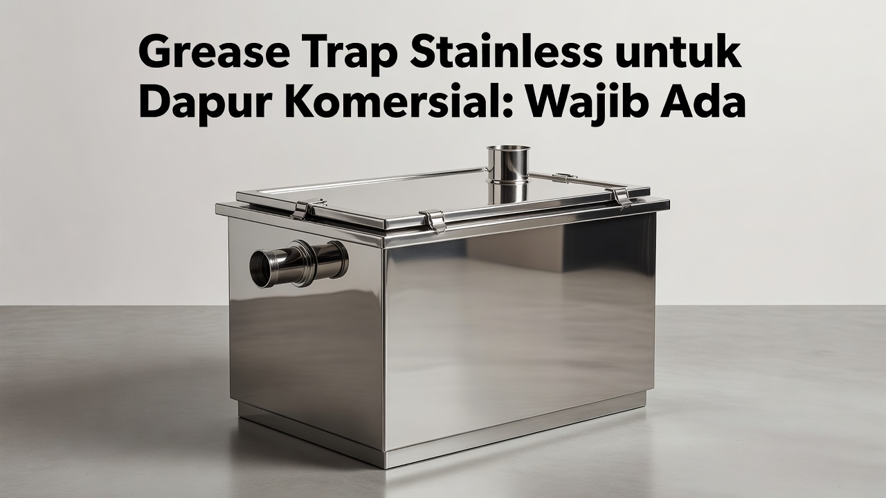 Grease Trap Stainless untuk Dapur Komersial: Wajib Ada