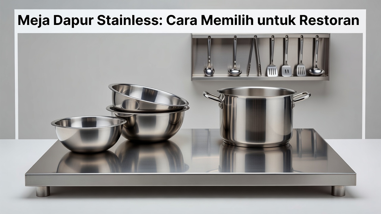 Meja Dapur Stainless: Cara Memilih untuk Restoran