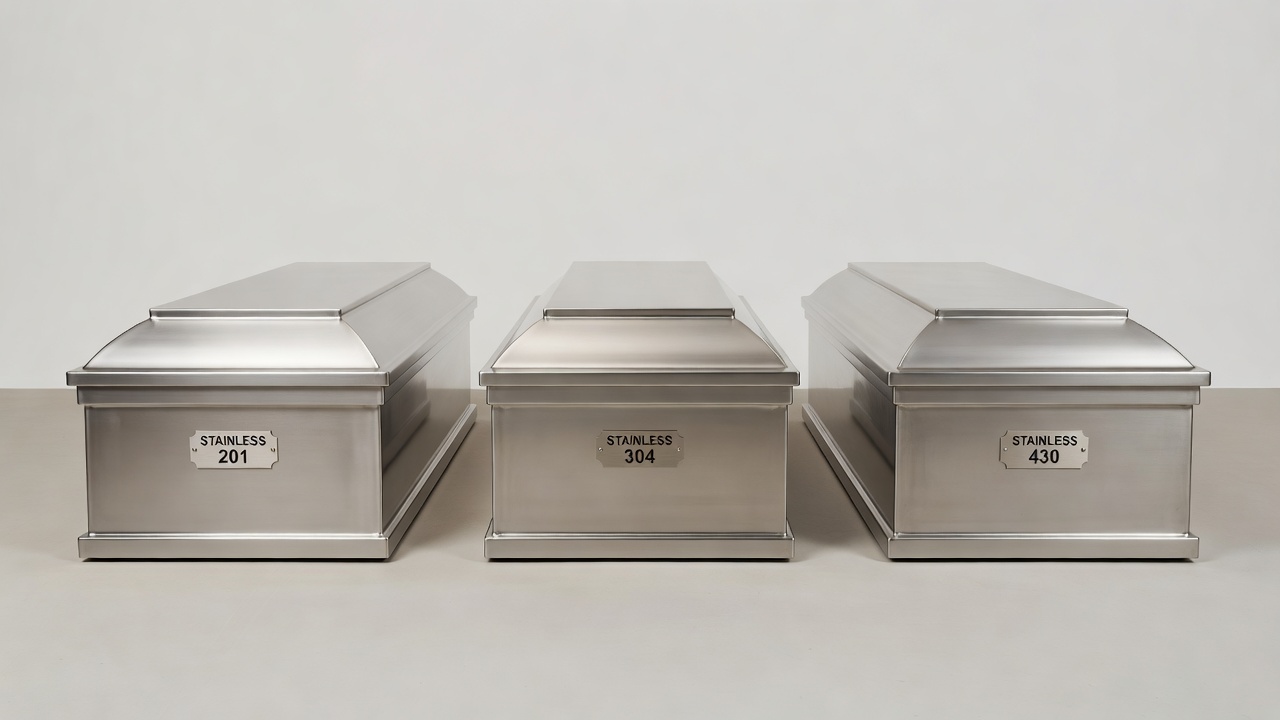 Perbedaan Keranda Mayat Stainless 201, 304, 430