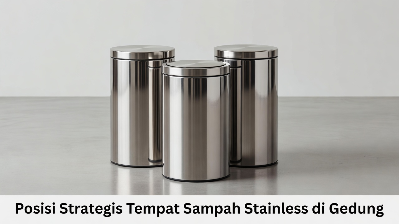 Posisi Strategis Tempat Sampah Stainless di Gedung