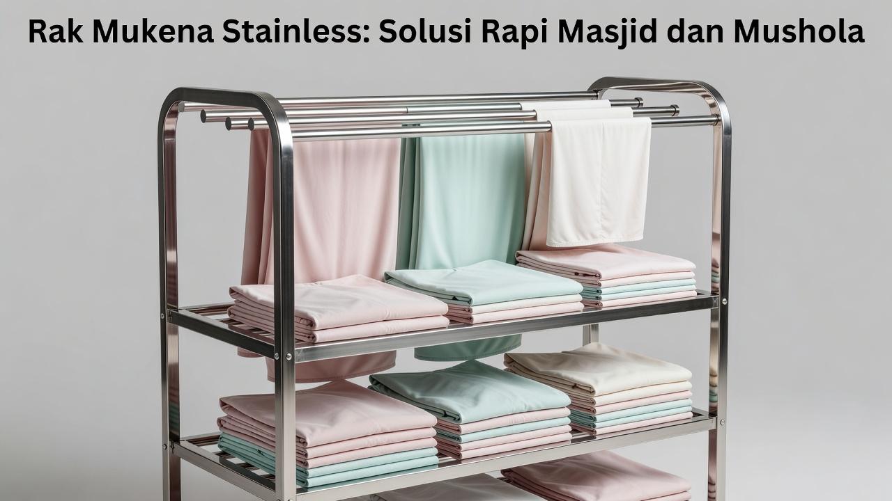 Rak Mukena Stainless: Solusi Rapi Masjid dan Mushola