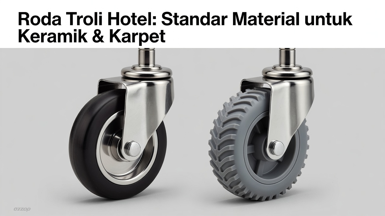 Roda Troli Hotel: Standar Material untuk Keramik & Karpet