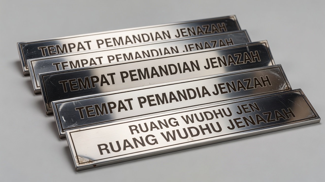 Tanda Tempat Pemandian Jenazah Stainless Perlu Diganti