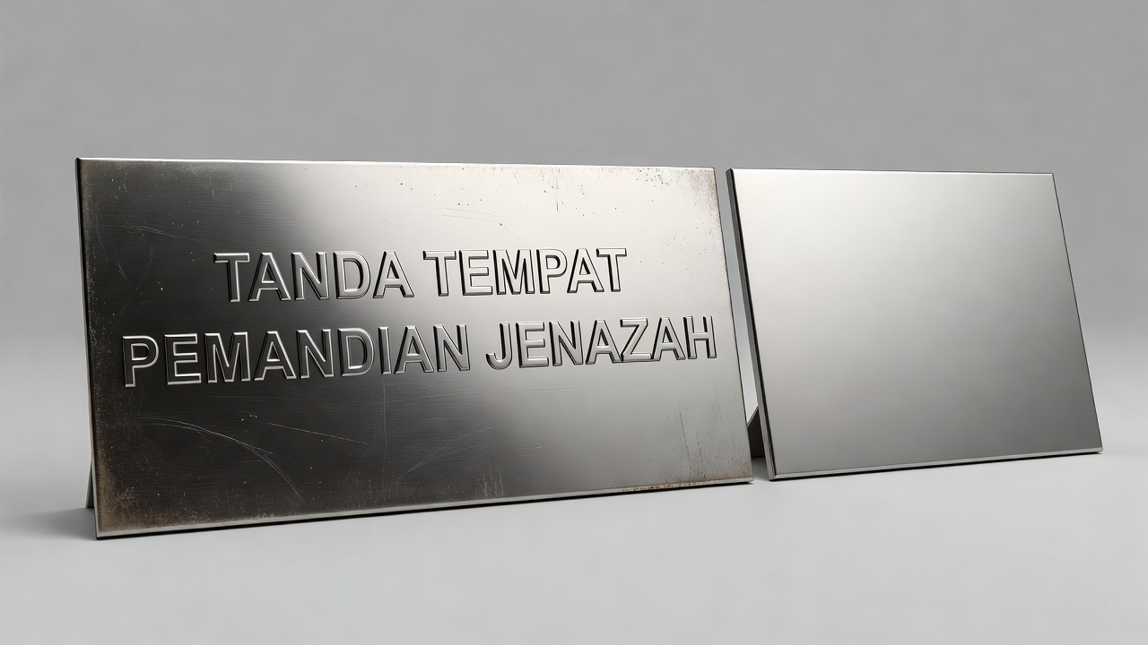 Tanda Tempat Pemandian Jenazah Stainless Perlu Diganti