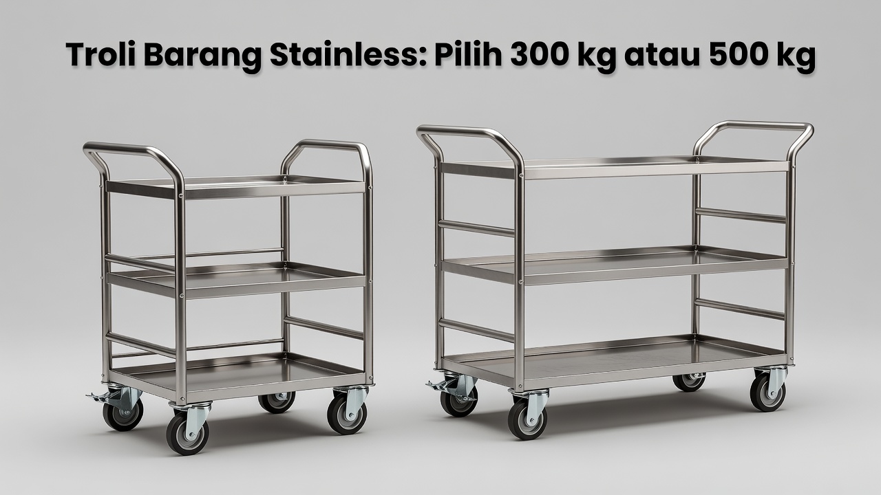 Troli Barang Stainless: Pilih 300 kg atau 500 kg