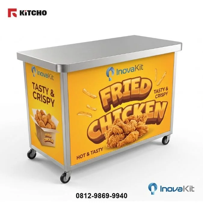 Jual & Distributor Booth Fried Chicken Stainless Steel di Cikokol, Tangerang, Tangerang — Harga Pabrik, Vendor, Fabrikasi