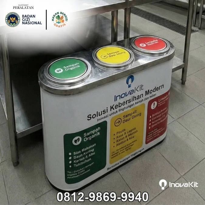 Jual & Distributor Garbage Bin Stainless Standar Dapur MBG di Bukit Duri, Tebet, Jakarta Selatan — Harga Pabrik, Vendor, Fabrikasi