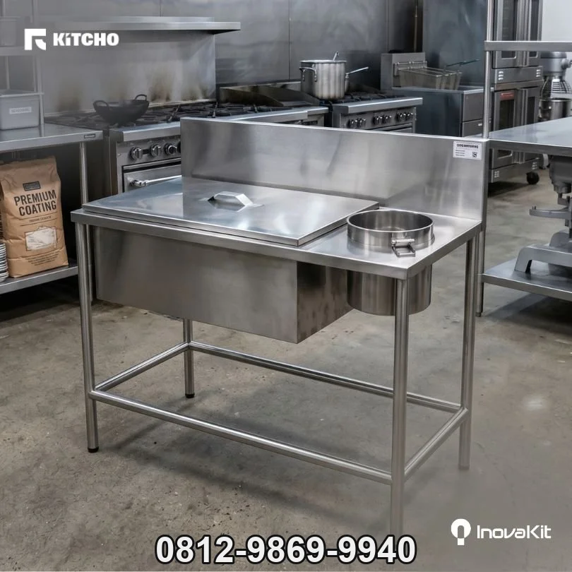 Jual & Distributor Meja Dusting Fried Chicken di Baros, Sukabumi — Harga Pabrik, Vendor, Fabrikasi