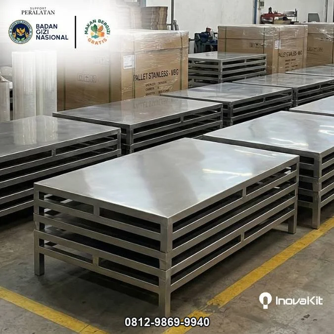 Jual & Distributor Pallet Stainless Standar Dapur MBG di Batumarmar, Pamekasan — Harga Pabrik, Vendor, Fabrikasi
