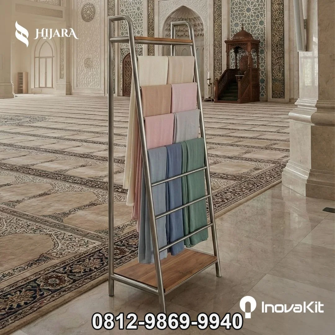 Rak Mukena Stainless untuk Masjid