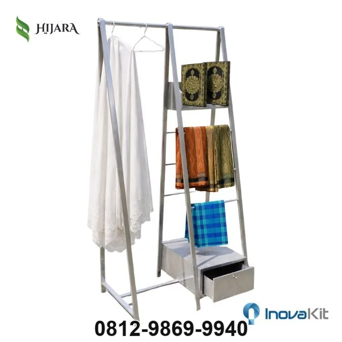 Rak Mukena Multifungsi Stainless 201