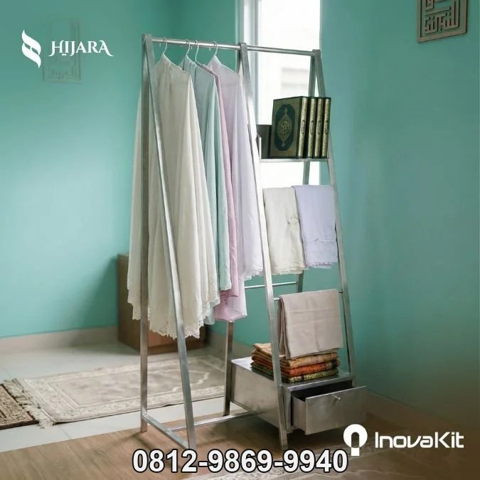 Rak Mukena Multifungsi Stainless 201