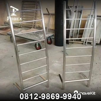 Tempat Majalah | Rak Koran Stainless Steel