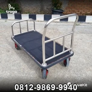 Troli Hotel Roda 8in Luggage Cart
