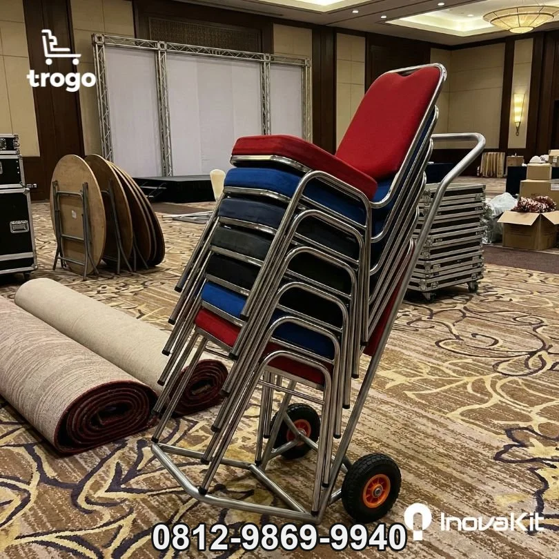 Troli Kursi Banquet Hotel | Troli Transportasi Kursi