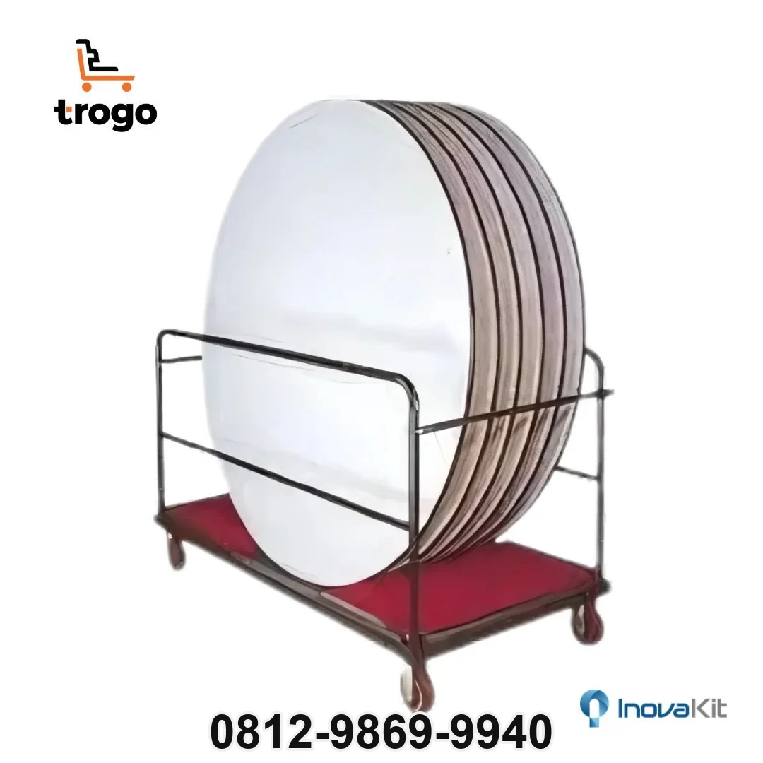 Troli Round Table | Troli Hotel untuk Meja Bundar